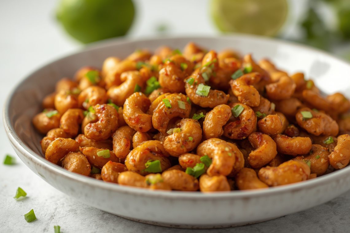 Chili Lime Roasted Cashews