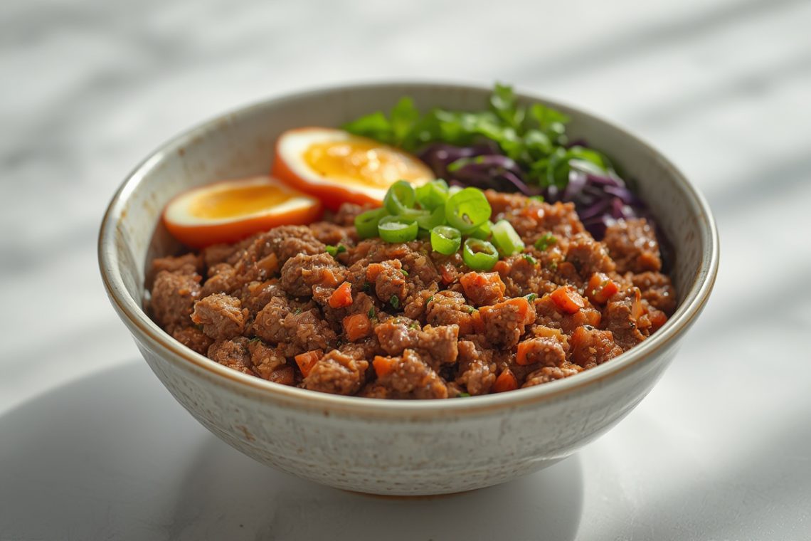 Korean Ground Beef Bowls