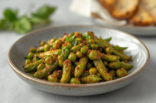 Spicy Roasted Edamame